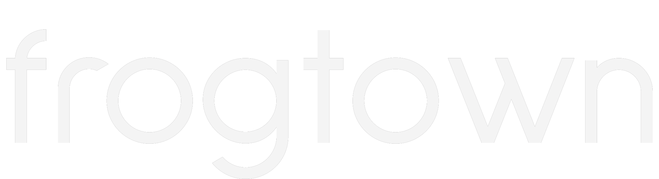 Frogtown website letter logotype